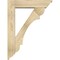 Ekena Millwork Olympic Traditional Rough Sawn Bracket w/ Offset Brace, Douglas Fir, 6"W x 24"D x 32"H BKT0604X24X32OLY01RDF - alternate 4